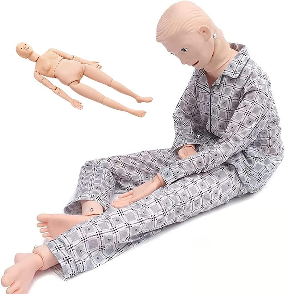 Multifunctional Nursing Training Medical Model Human Body Model Resuscitation Surgery Teaching Simulation Rubber Doll for Men and Women