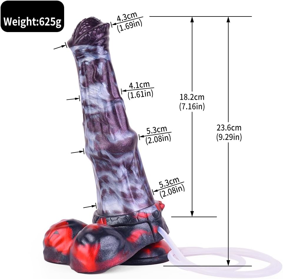 Realistic Animal Dildo XXL Giant Horse Dildo Spray Dildo with Suction Cup Silicone Dildo Ejaculation Function Silicone Plugs Sex Toy for Women Men – Bild 2