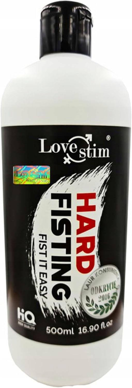 Hard Fisting Gel - Water-Based Lubricant for Intercourse and Sex Toys - Anesthetic - Lubricant Sex Water Based - 500 ml