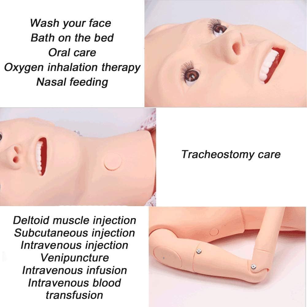 Multifunctional Nursing Training Medical Model Human Body Model Resuscitation Surgery Teaching Simulation Rubber Doll for Men and Women – Bild 3