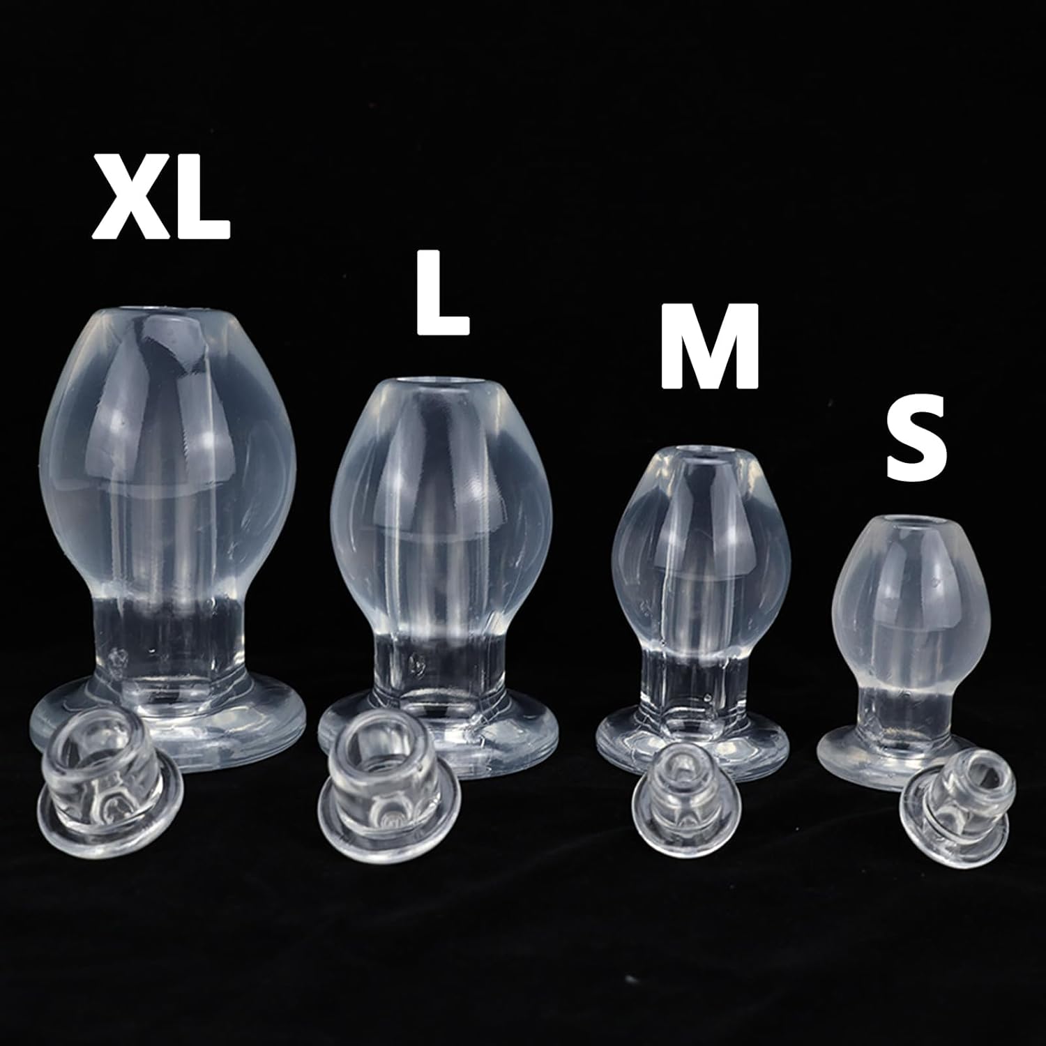 AMZII Butt Plug for Women Men, 5.0 Hollow Spreader with Plug, Transparent Speculum, Stretcher, Shower Tunnel Plug, Butt Shower, Vagina Dilator, Enema, Butt Plug (S) – Bild 6