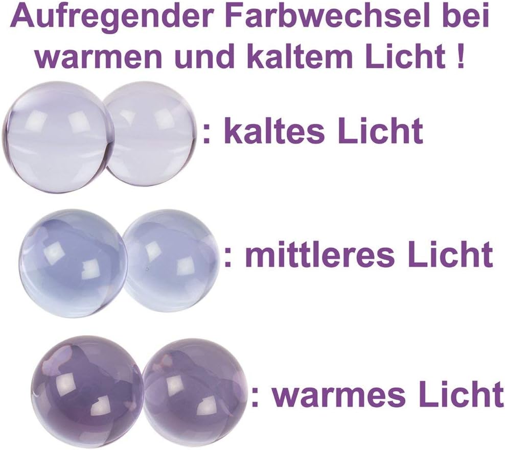 Glassvibrations Love Balls Purple Pack of 2 – Bild 2