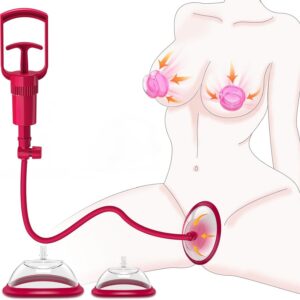 Clitoris Suction Cups Pussy Pump Sex Toy for Women, Manual Vacuum Clitoral Vagina Pump, Stimulates Clitoris Suction, Nipple Suction Vacuum Pussy Pump Clitoris Stimulator Sex Toys for Women