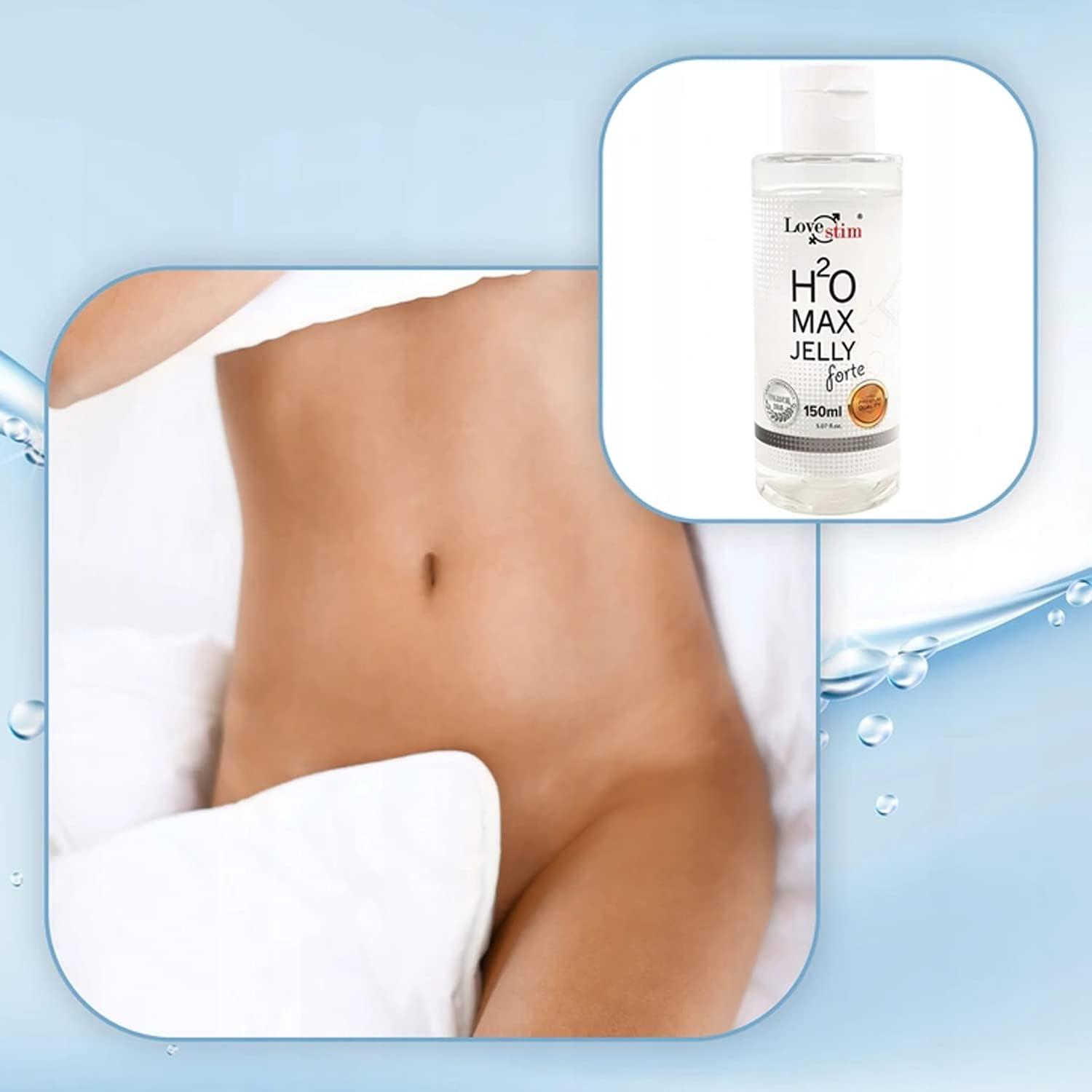 H2O Gel - Water-Based Lubricant - Intercourse Anesthetic - Lubricant Sex Water Based - Lubricant - Lubricant for Sex Toys - 150 ml – Bild 3