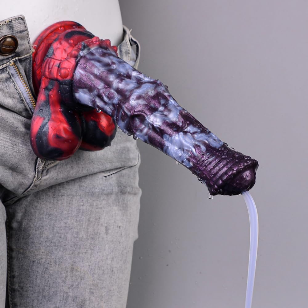 Realistic Animal Dildo XXL Giant Horse Dildo Spray Dildo with Suction Cup Silicone Dildo Ejaculation Function Silicone Plugs Sex Toy for Women Men – Bild 3