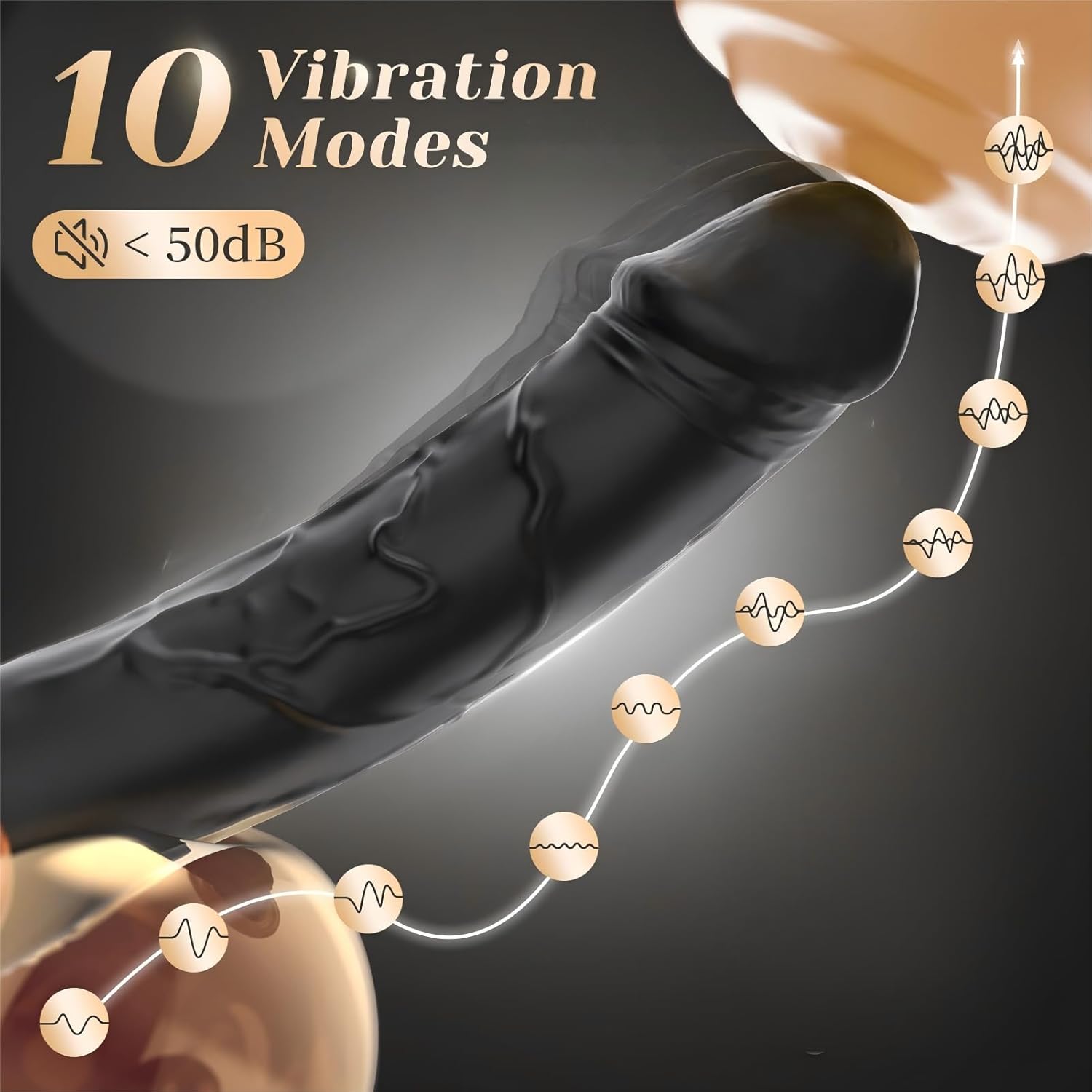 Vibrator Sex Toy for Women Vibrator Sets for Women Extremely Ergonomic with 10 Vibration for Women Sex Toy Sex Toys Toy Set Realistic Vibrators – Bild 2