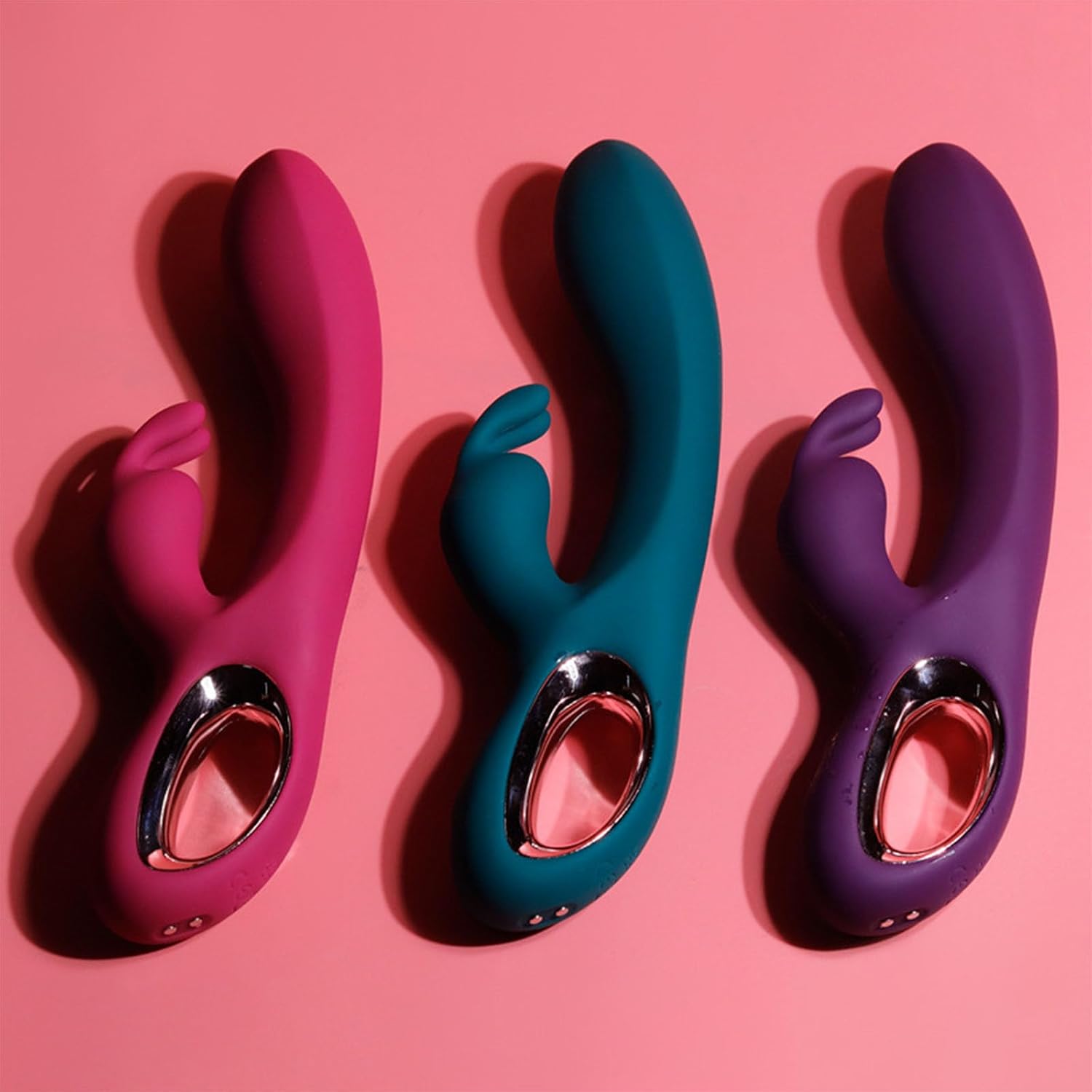 Rabbit Silicone G-Spot Vibrator Sex Toy Vibrators for Her Dildo Vibration for Women 10 Vibration Modes Women Clitoris Stimulator Waterproof Sex Toys (Purple) – Bild 7