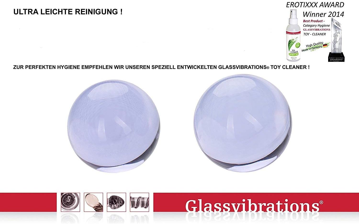 Glassvibrations Love Balls Purple Pack of 2 – Bild 3