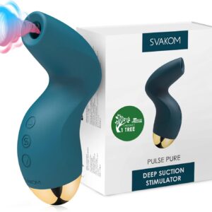SVAKOM Vibrator Dildo, Quiet Strong Clitoris Stimulator for Her, Vibration for Women, Clitoral Suckers, Vibrator Sets, Sex Toy for Women, Couples, Waterproof Masturbator Women, Sex Toys