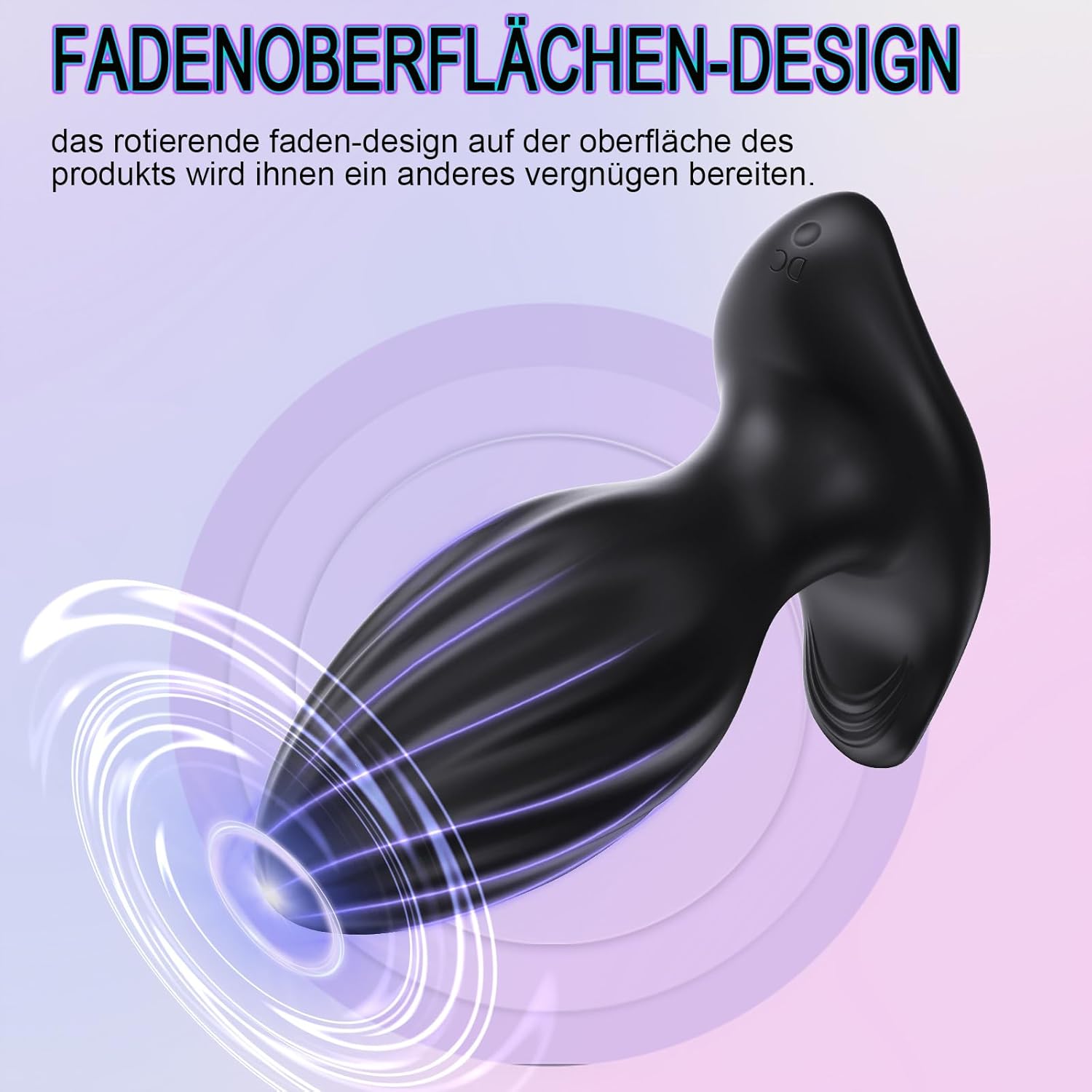 Vibrators for Men Plug Sex Toy for Men with 9 Rotation 9 Vibration, Plug Sex Toy for Couples Butt Plug Sex Toy – Bild 6
