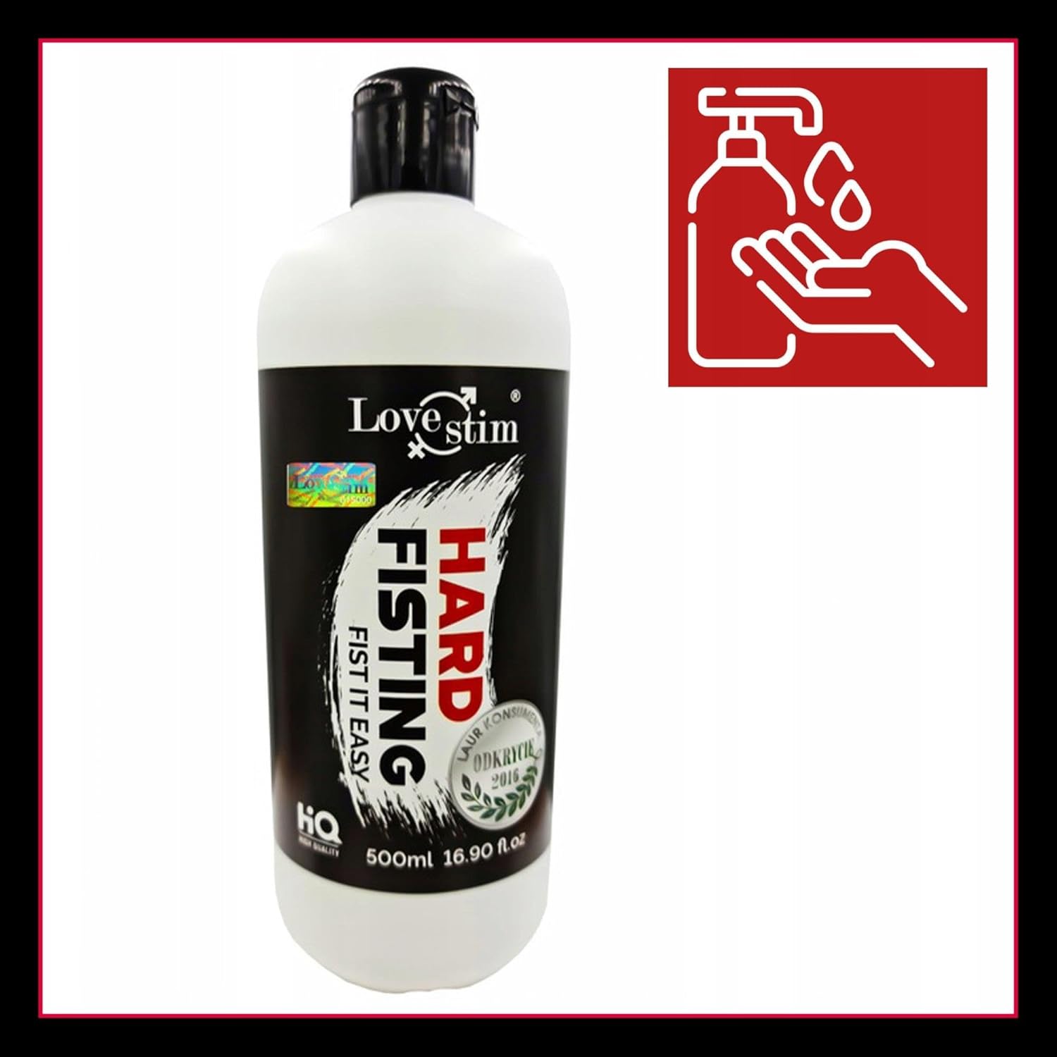 Hard Fisting Gel - Water-Based Lubricant for Intercourse and Sex Toys - Anesthetic - Lubricant Sex Water Based - 500 ml – Bild 5