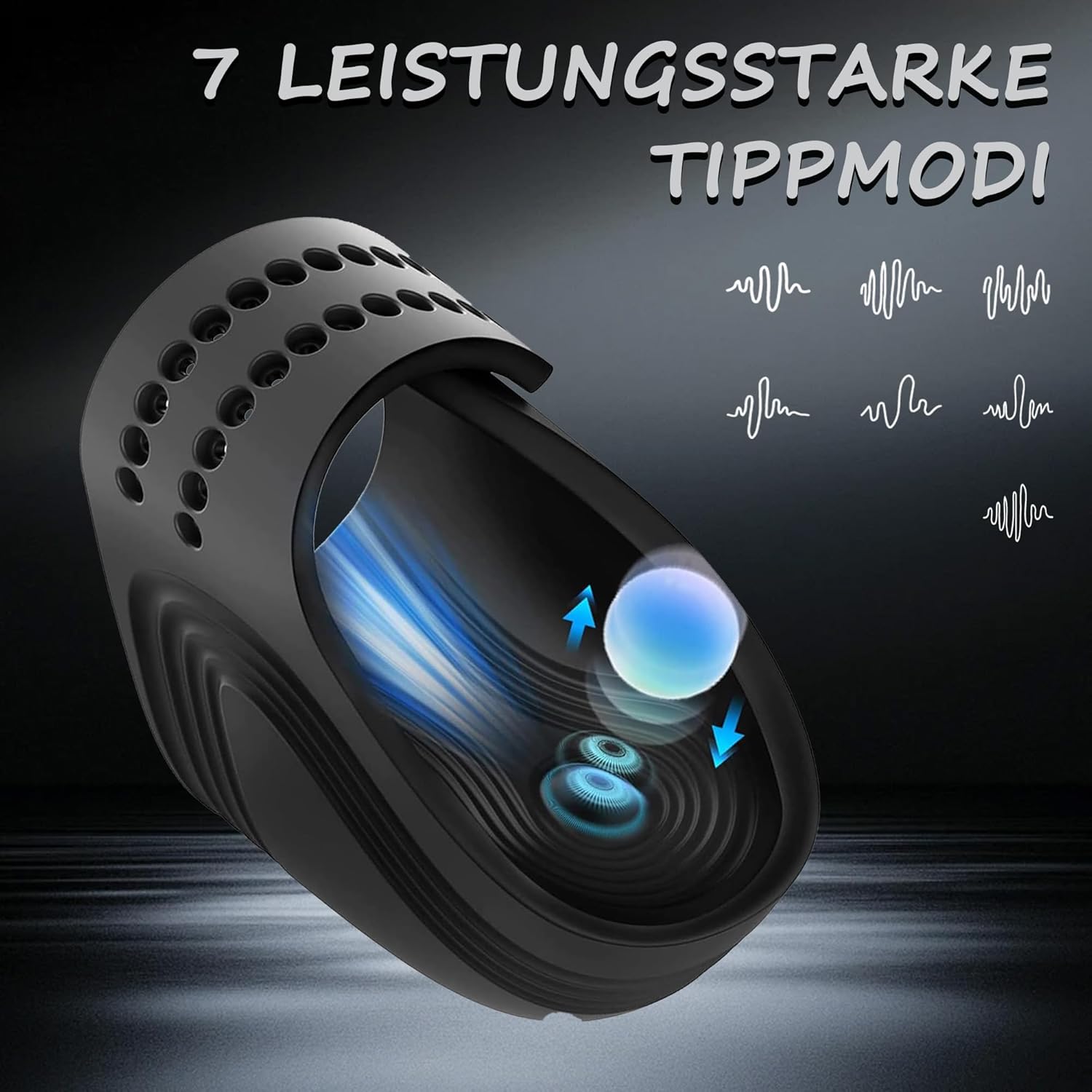 Electric Masturbator Trainer Vibrator Masturbating Men with 7 Vibration Modes 2 in 1 Sex Toys Stimulator Masturbators Sex Toy for Men Couples – Bild 2