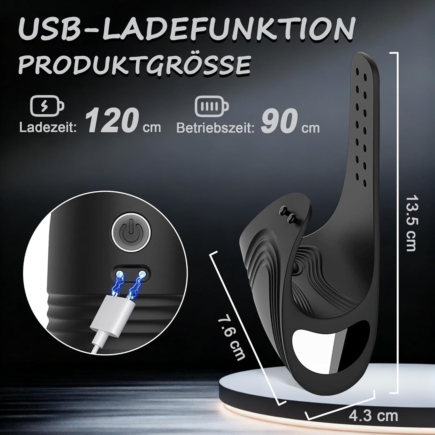 Electric Masturbator Trainer Vibrator Masturbating Men with 7 Vibration Modes 2 in 1 Sex Toys Stimulator Masturbators Sex Toy for Men Couples – Bild 5