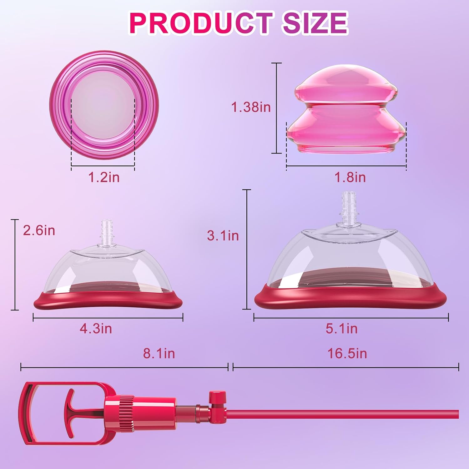 Clitoris Suction Cups Pussy Pump Sex Toy for Women, Manual Vacuum Clitoral Vagina Pump, Stimulates Clitoris Suction, Nipple Suction Vacuum Pussy Pump Clitoris Stimulator Sex Toys for Women – Bild 6