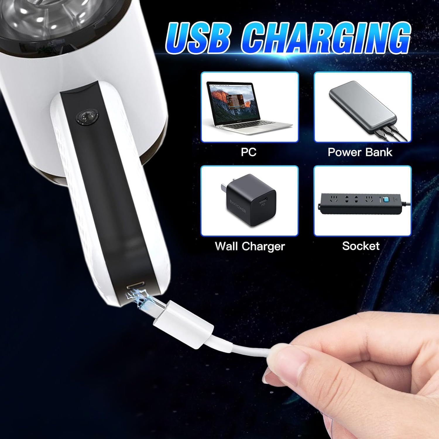 Huzoomt Electric Masturbator Cup Man Hands-Free Automatic Masturbators with 7 Modes Telescopic Function, Pocket Pussy Stroker Erotic Sex Toy for Men Pocket Pussy Masturb – Bild 4