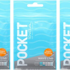 TENGA Wave Line Pocket (3 Pieces Set)