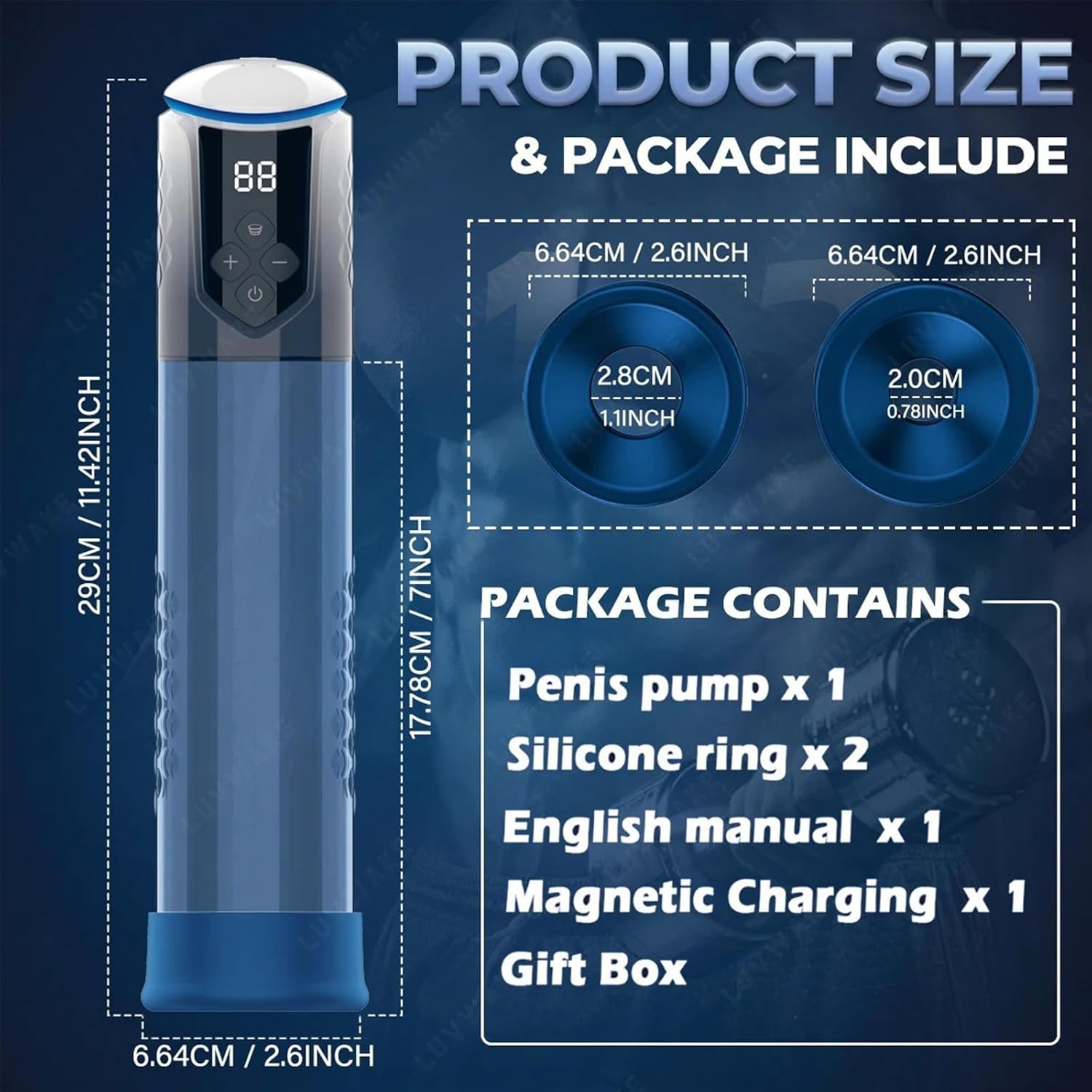 Electric Aeroplane Cup for Men, Vacuum Vacuum Trainer, Vibrating Male Spa Charging Trainer, Sex Toy Masturbator for Men – Bild 5
