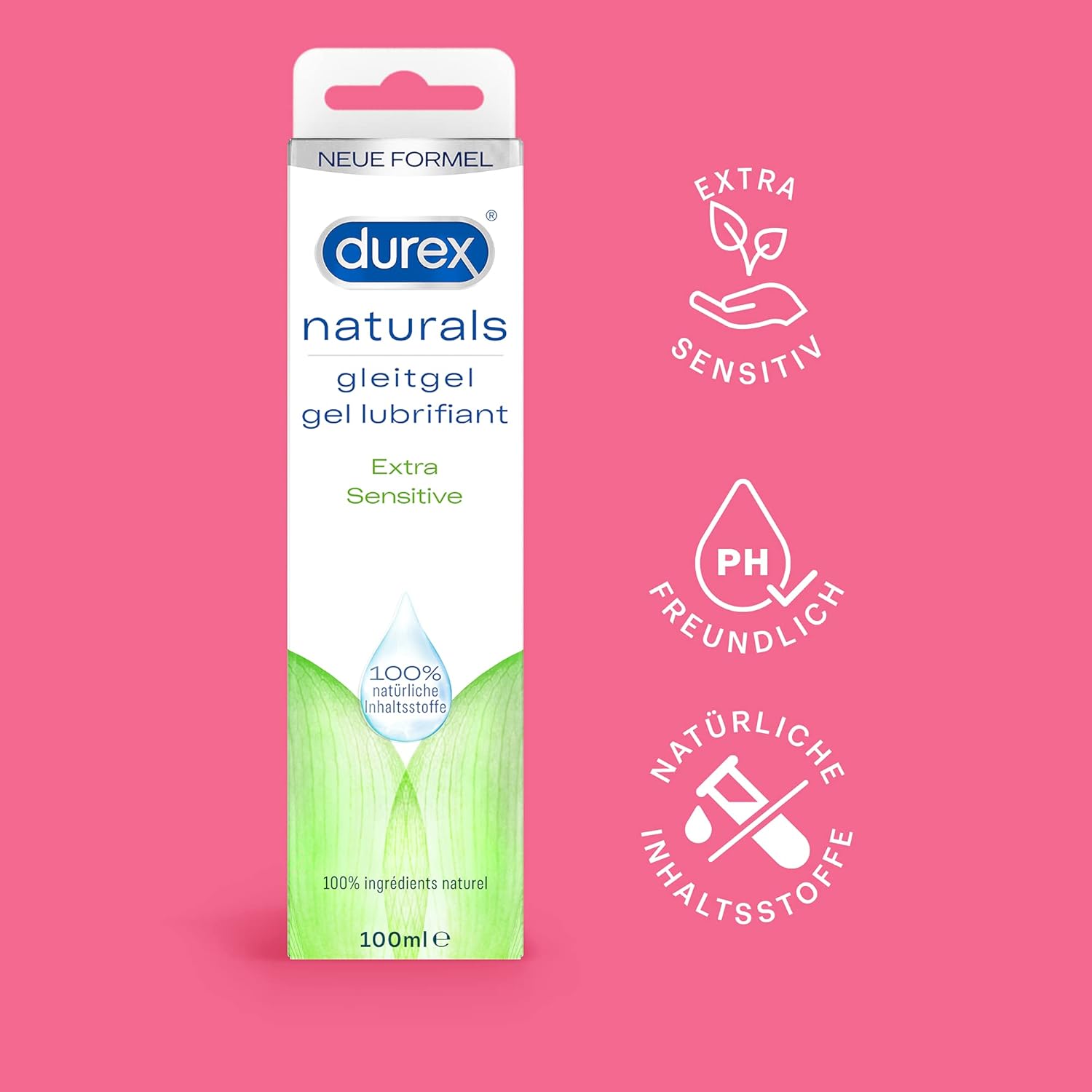 Durex Play Lubricant Versatile Mix Pack for Women and Men - (2-in-1 Massage Gel with Aloe Vera Extracts, Naturals, Play Feel) Set with Water-Based Lubricant for Sex & Condoms Suitable for Sex & Condoms 400 ml – Bild 5