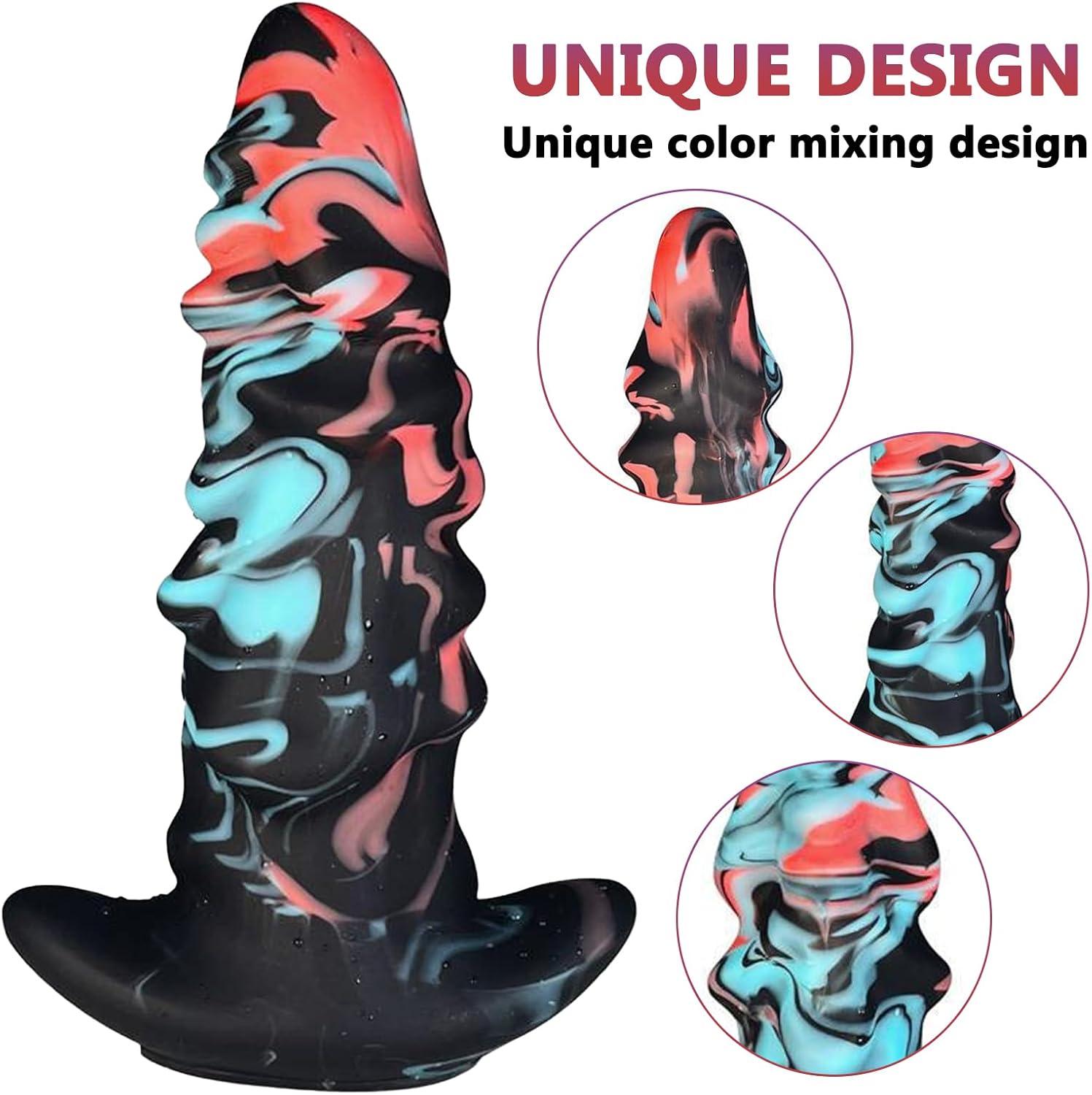 Butt Plug Fantasy Knot Plug for Women Men - Giant Dildo Dildo Plug Balls Toys, Dildos Butt Plug Butt Shower SM Sex Toy for Couples Extreme Sex – Bild 4