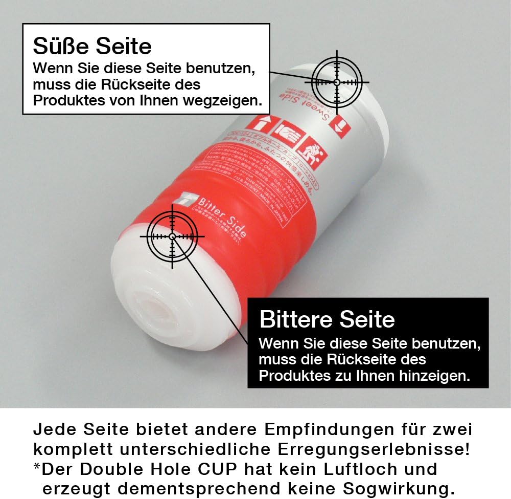 TENGA Double Hole US CUP Masturbator, 1 Piece – Bild 2