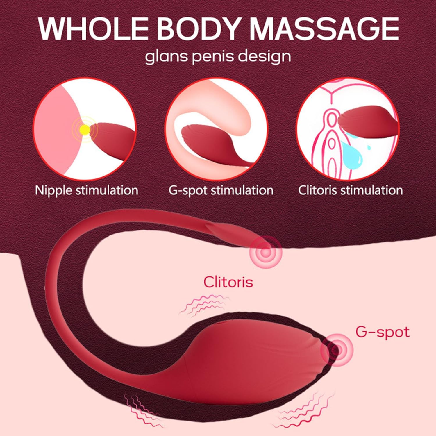 Vibration for Women with App, Vibrator Sex Toy Sets for Women with 9 Vibration Modes, Vibrator Sets for Women Clitoris G-Spot Sex Toy for Couples Extreme Sex – Bild 3