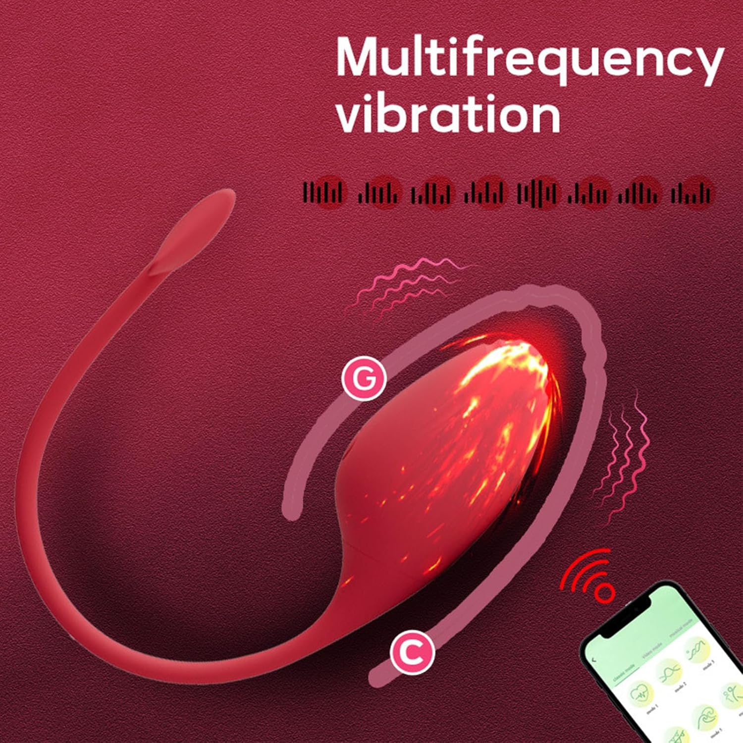 Vibration for Women with App, Vibrator Sex Toy Sets for Women with 9 Vibration Modes, Vibrator Sets for Women Clitoris G-Spot Sex Toy for Couples Extreme Sex – Bild 2