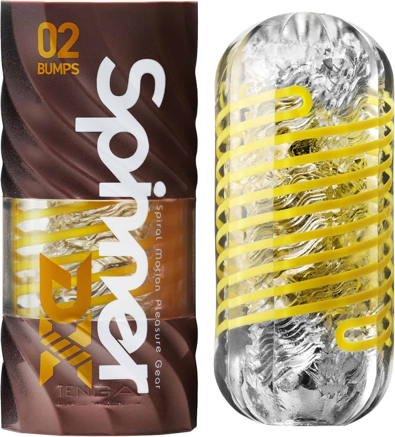 TENGA Spinner DX 02 Bumps - Masturbator for Men - Realistic Sex Toy with Dense, Tight Inner Structures - Solo Pleasure for Him - Masturbator Set Including Sample Lotion