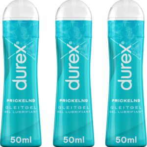 Durex Play Tingling 150 ml Pack of 3 Lubricant Experience Gel Massage Gel Gel (3 x 50 ml)