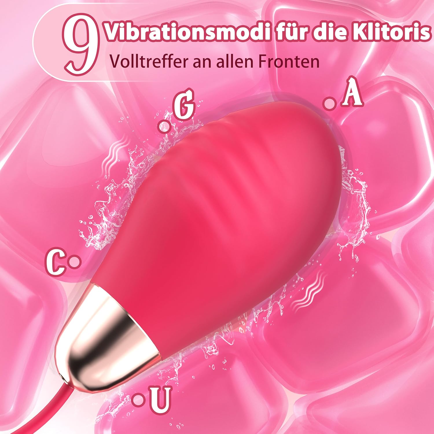 Vibrator Sex Toy for Women Couples - Breast Stimulators Vibration for Women Clitoris Stimulator for Her BDSM Sex Toy, Nipple Suction Vibrators Sex Toys with 9 Vibration Modes & App Control – Bild 4
