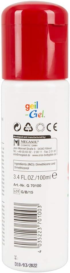 ORION Geilgel Silicone Lubricant Gel 2 x 100 ml - Long-Lasting Gel for Sex and Erotic, Smooth, Ideal for Intercourse, Skin-Friendly, Latex Condom Compatible, No Preservatives, Silicone Base – Bild 2