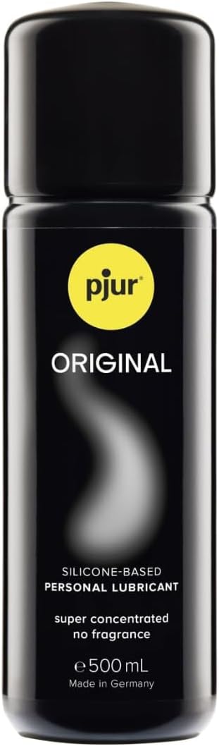 pjur Original (500 ml) – Premium Silicone Lubricant – Long Lubrication without Sticking – Very Economical and Suitable for Condoms