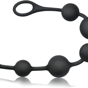 Silicone Beads Butt Plug Flexible Plug Trainer Chain with 6 Different Sizes Balls Sex Toy for Men Women Couples