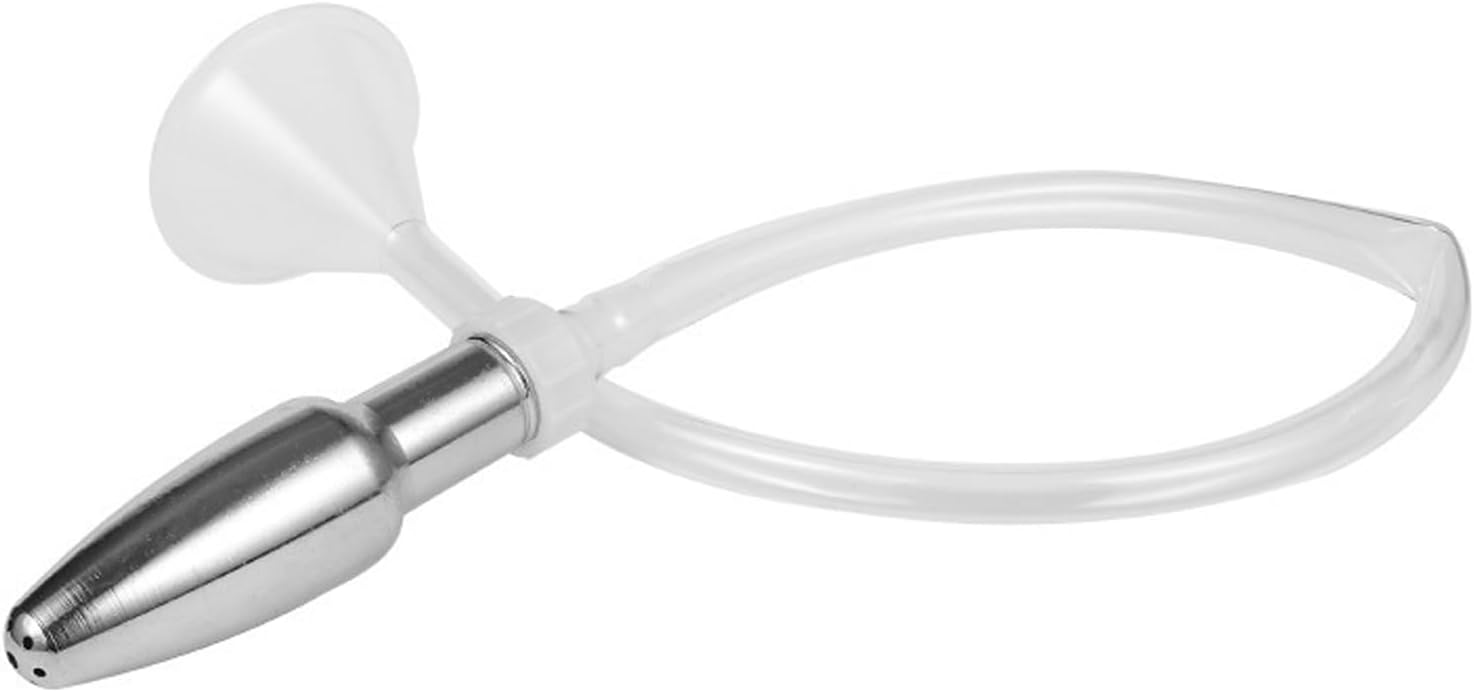 AMZII 2-in-1 Butt Shower Plug, 7-Hole Enema Butt Plug with 500 mm Shower Hose + Funnel Enema Syringe, Shower for Intercourse, Plug for Women Men, Enema Dildo – Bild 9