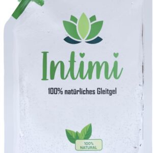Intimi Natural Lubricant, 230 ml, Water Based Lubricant for Him and Her, 100% Vegan