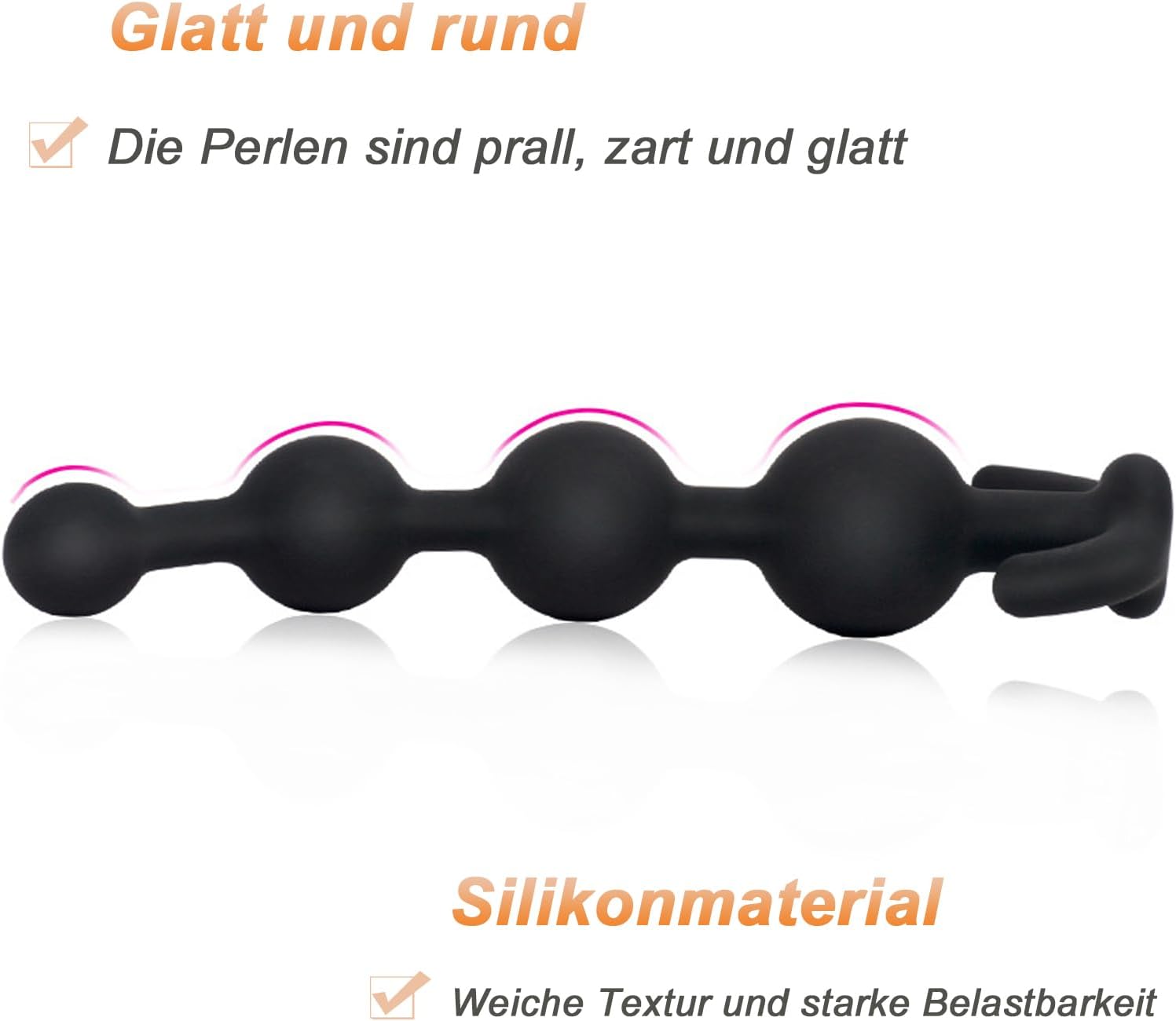 Silicone Balls Flexible with 4 Balls, M – Bild 5