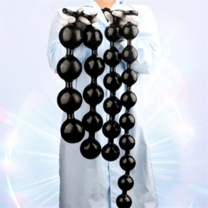 Xxxl Balls Chain Giant Plug with 4/5/6/12 Balls for Sexual Stimulation Graduated Beads Dildo Suction Cup Butt Plug Anus Sex Toy Men Women (XXL)