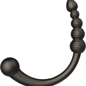 FOPS Double-Sided Strap-On Vibrator 35 cm – Double Dildo for Couples and Lesbians, 10 Modes, Beads & Large Ball (Diameter 4 cm), Extremely Hard for Double Penetration, USB Rechargeable A145