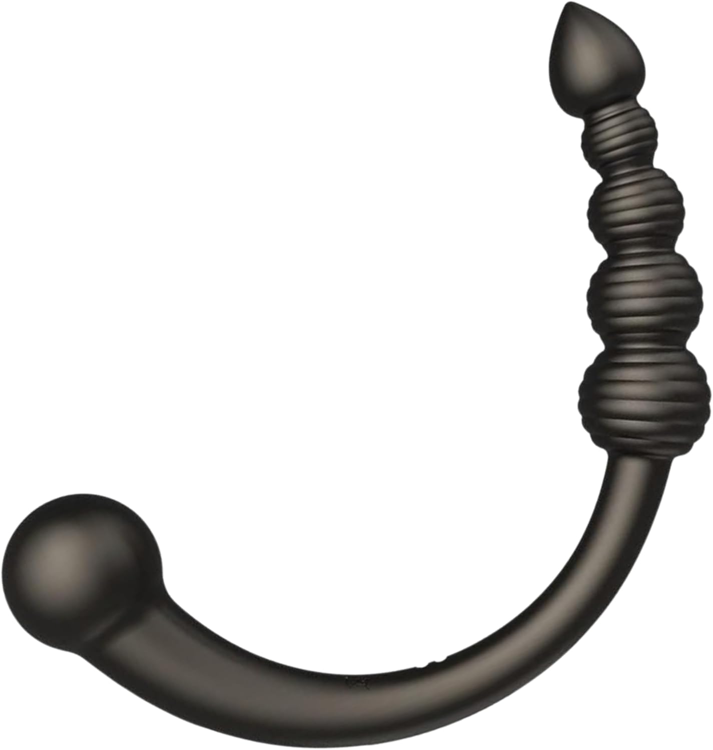 FOPS Double-Sided Strap-On Vibrator 35 cm - Double Dildo for Couples and Lesbians, 10 Modes, Beads & Large Ball (Diameter 4 cm), Extremely Hard for Double Penetration, USB Rechargeable A145