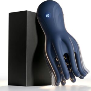 Masturbator Sex Toy for Men Couples Extreme Vibrator Sets Masturbating for Men Electric Masturbator Toys Vibrator with 10 Vibrations, Glans Stimulation Sex Toy Set for Men