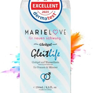 Water-based Lubricant 250 ml – Odourless & Tasteless – for Silicone Products & Massagers – Dermatologically Tested – Long-Lasting Lubricant for Men and Women