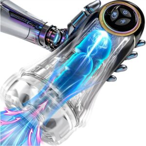 Sex Toy for Men, Sucking Masturbator, 10 Professional Levels Suction Stretch Modes, Double Force All-Round Vibration Masturbating for Men, Electric Pump, Sex Toy Set for Men, Lightweight and