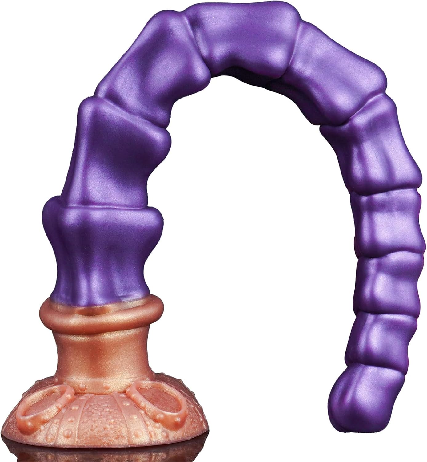 43cm Extra Lang Analplug Silikon Anal Dildo Anal Kette mit Saugnapf Superweich Analdildo Butt Plug Prostata Stimulator Masturbator Anus Dilatator SM Sexspielzeug für Frauen Männer
