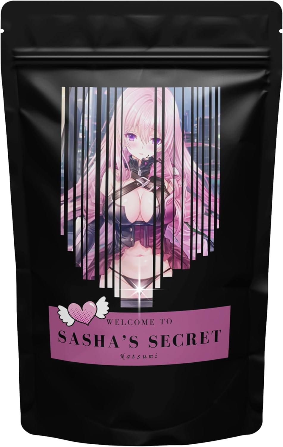 Sex Toy Sex Wonder Bag Sasha's Secret Ecchi (Vagina) SuperSkin Masturbator, Sex Toy Extremely Realistic for Men Anime Masturbating Pocket Pussy Pussy Lubricant Ring, 3 Cards