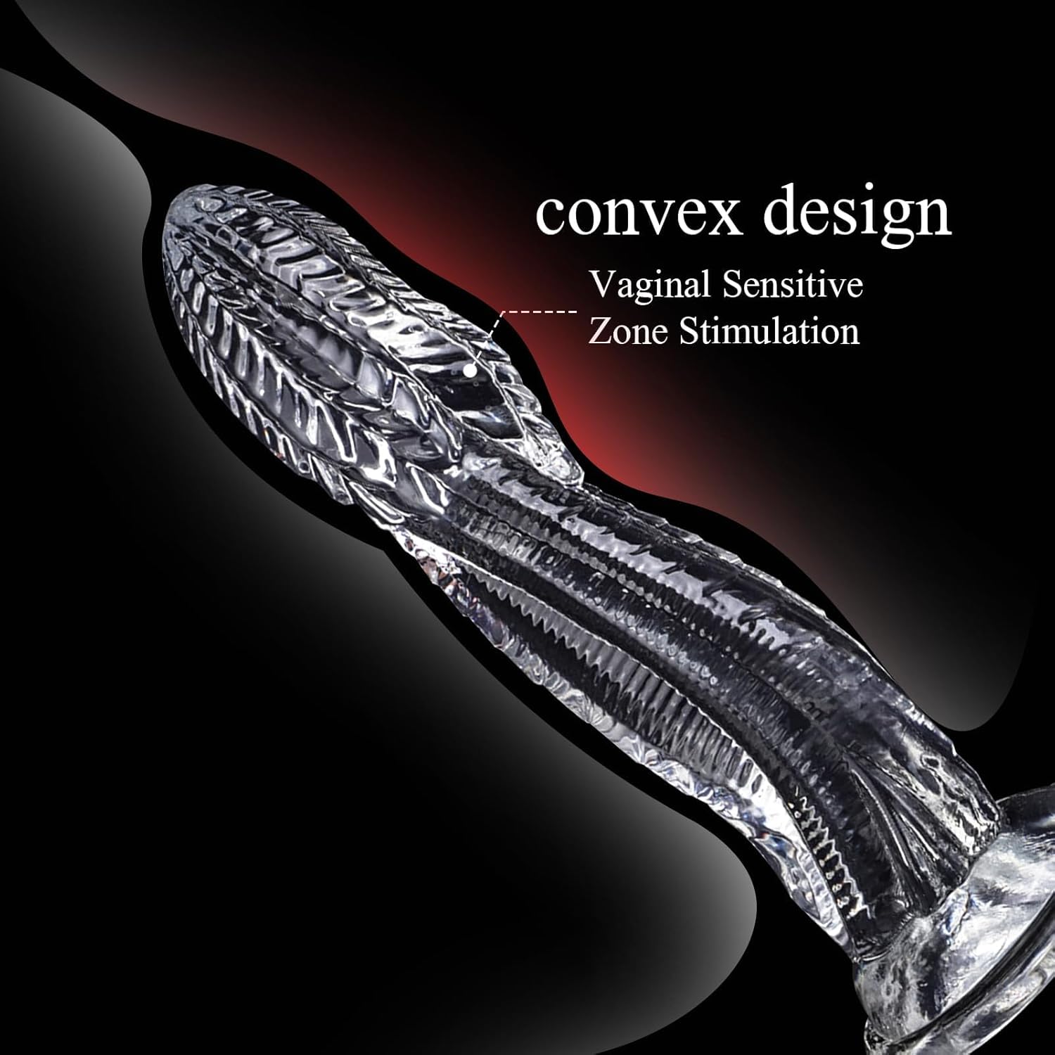 25 cm Dildos, Plugs, Giant Dildo, XXL, Dildo Dildo with Suction Cup, Dilo Tail for Women, Butt Plug, Dilos, Men, Sex Toy for Men, Women, Couples, Extreme Sex (B) – Bild 2