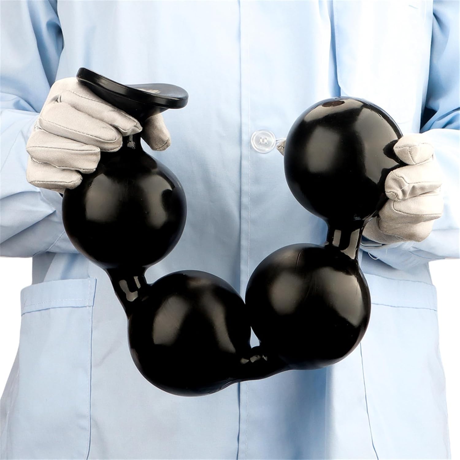 Xxxl Balls Chain Giant Plug with 4/5/6/12 Balls for Sexual Stimulation Graduated Beads Dildo Suction Cup Butt Plug Anus Sex Toy Men Women (XXL) – Bild 4