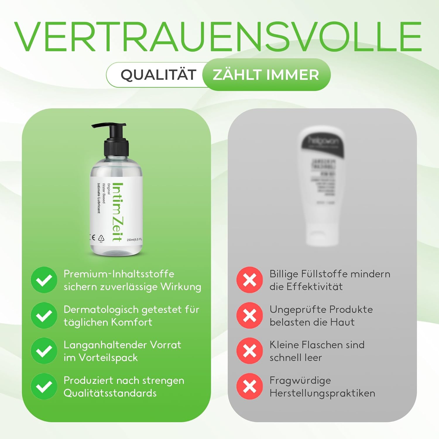 Lubricant Gel 250 ml - Water-Based Lubricant, Skin-Friendly & Condom Safe, Moisturising, Odourless & Tasteless, For Intimate Area & Massage – Bild 7