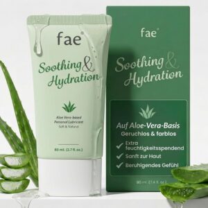 Fae Water-Based Lubricant for Women – 80 ml, Sensitive Lubricant with Aloe Vera, Gentle Intimate Gel for the Intimate Area, pH Skin Neutral, Paraben-Free