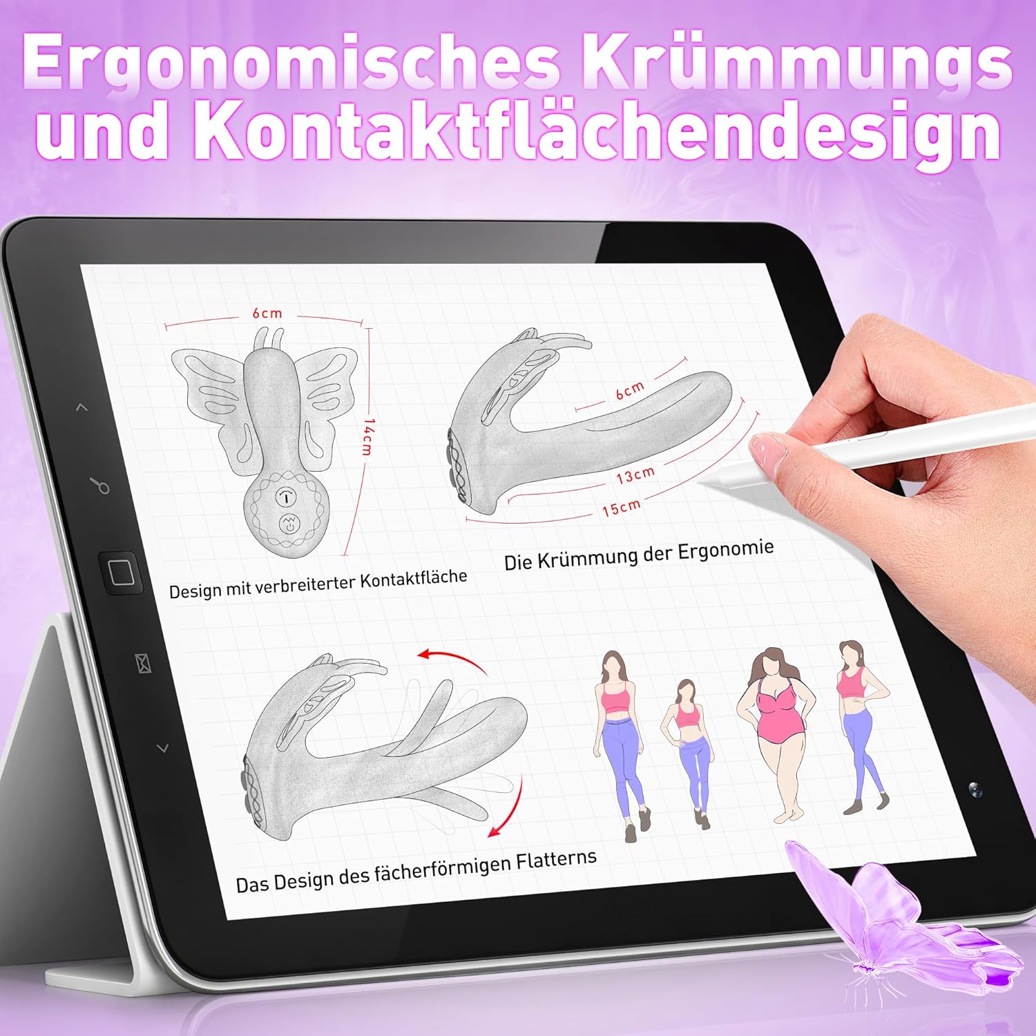 Sex Toy for Women Vibrator, Hollow Construction Vibration for Women with 9 Stroke Modes, 9 Vibration Modes, Remote Control Vibrators for Clitoris Stimulator Dildo Sex Toy for Couples – Bild 4