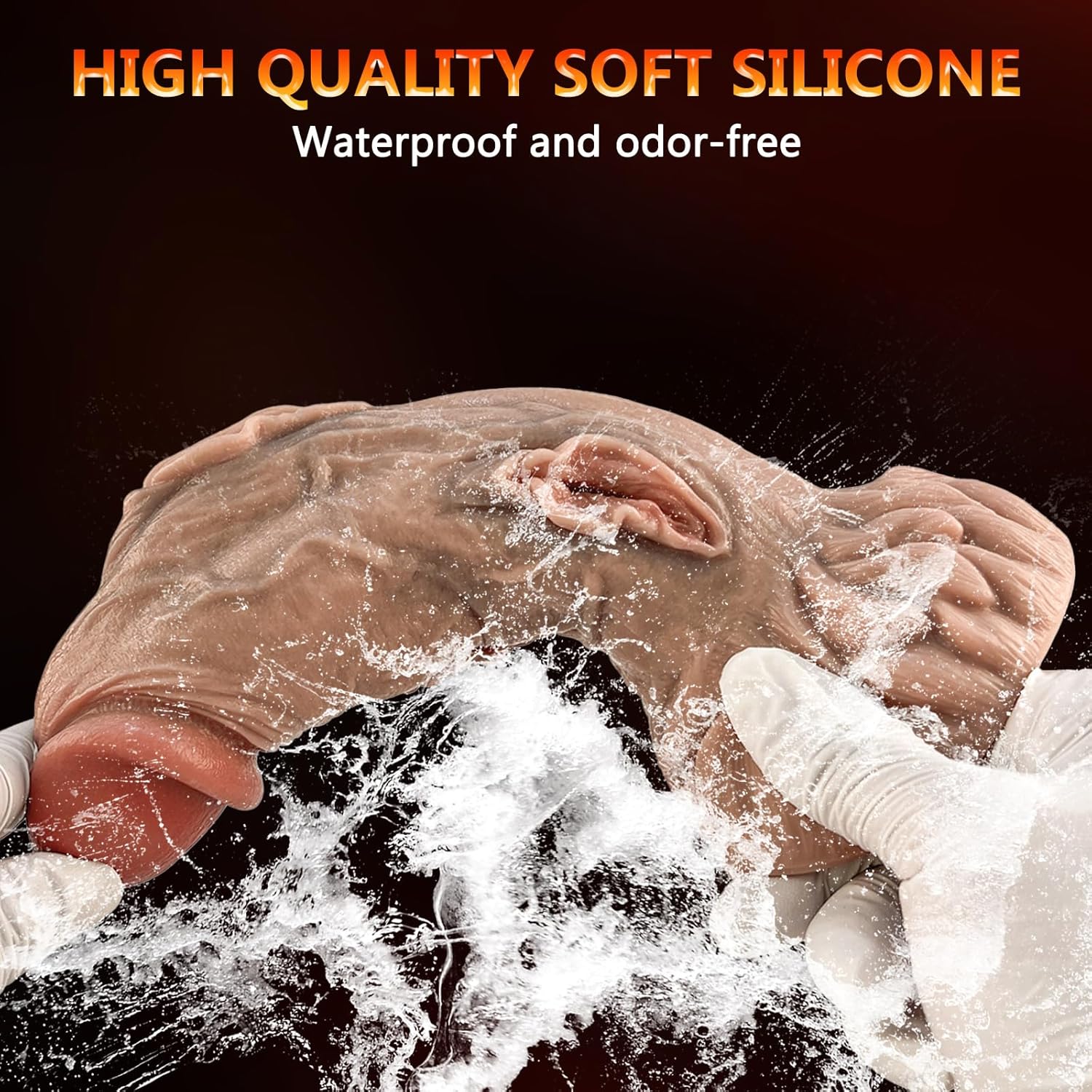 Giant Dildo Fantasy Alien Knot Dildo Liquid Silicone - Dildo Men Extra Thick Dildo XXL Dildo Tail Plug for Women Men Plug Dildos Stretcher Sex Toy 22 x 6.6 cm – Bild 5