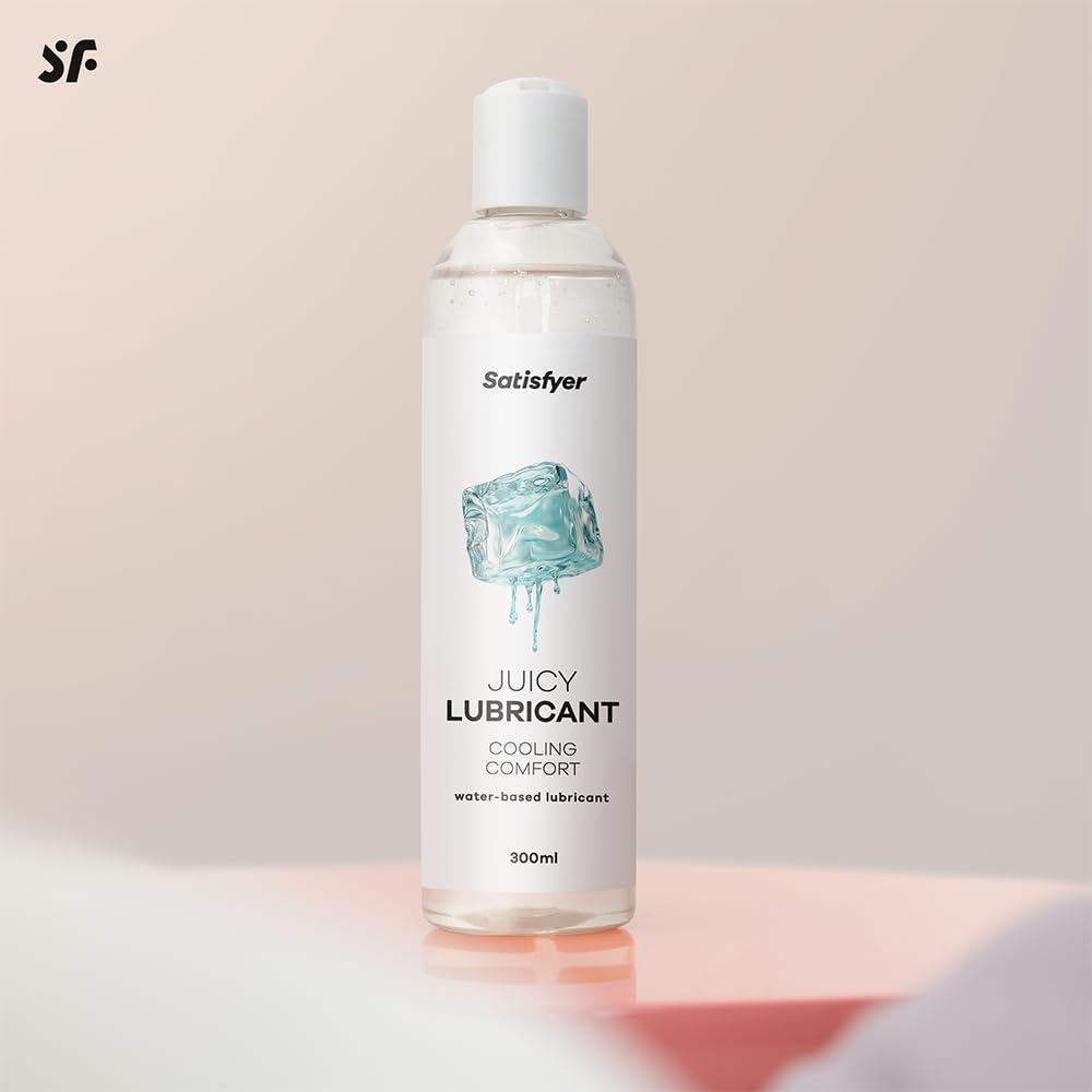 Satisfyer Cooling Comfort Water Based Lubricant 300ml | Water-based lubricant for sensitive skin, oil and grease-free, easy to wipe clean and suitable for condoms, lubricant for sex – Bild 8